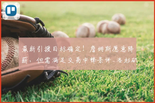 最新引援目标确定！詹姆斯愿意降薪，但需满足交易中锋条件_洛杉矶湖人_球员_1